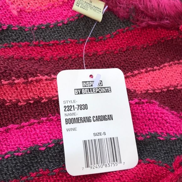 NWT “BOOMERANG” Inspired By Bellpoint Zip Cardigan - Picture 7 of 8